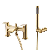 Aquarius Arc Bath Shower Mixer Tap with Shower Kit