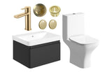 Aquarius Sophie 605mm Vanity Unit and WC Set with Finishes