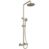 Aquarius Modern Round Thermostatic Shower Brushed Brass AQ601005