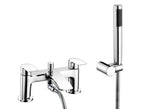 Aquarius Arc Bath Shower Mixer Tap inc Kit Chrome AQAC04CR