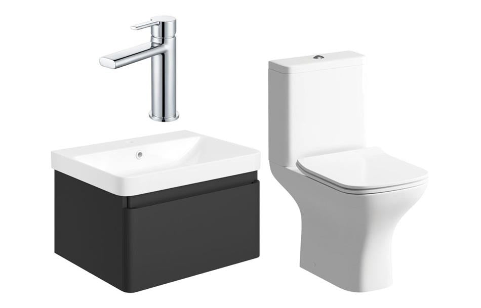 Aquarius Sophie 605mm Vanity Unit and WC Set with Finishes