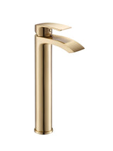 Aquarius Arc Tall Mono Basin Mixer Tap Brushed Brass AQAC08BB