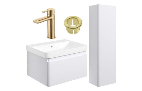 Aquarius Sophie 605mm Vanity Unit and Tall Boy Set with Finishes