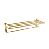 Aquarius Auro Towel Shelf Brushed Brass AQAU52457