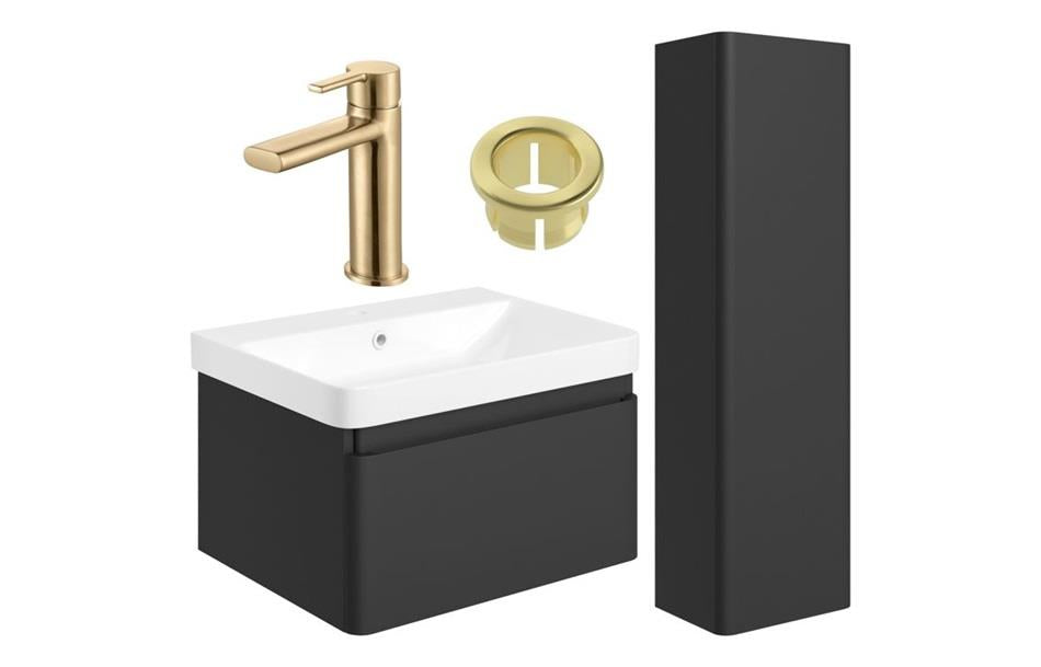 Aquarius Sophie 605mm Vanity Unit and Tall Boy Set with Finishes