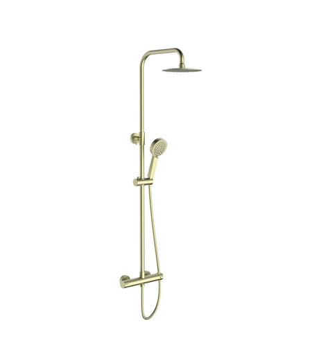 Aquarius RainLux Eco Round Adjustable Exposed Bar Shower System