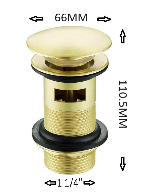 Aquarius Zanelli Slotted Basin Clicker Waste