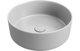 Aquarius V-Series 2 Round 0TH Vessel Wash Bowl 355mm Matt Light Grey AQVS0042