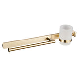 Aquarius Auro Towel Ring, Hook and Tumbler Holder Brushed Brass AQAU52442