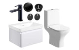 Aquarius Sophie 605mm Vanity Unit and WC Set with Finishes