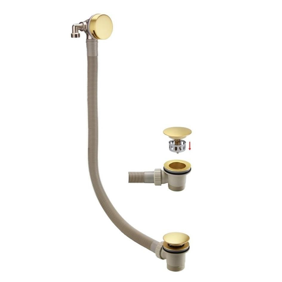 Aquarius FT Overflow Bath Filler and Easy Clean Waste