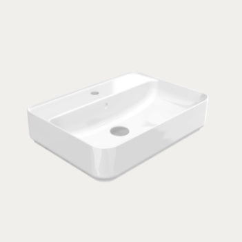 Aquarius JF-Series 600MM Countertop Basin 1TH White