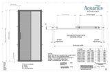 Aquarius Pluvia 8mm Sliding Shower Door