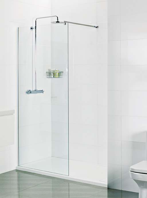 Aquarius Coniston Wetroom 10mm Panel with Fittings